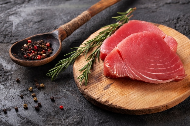 Free photo delicious white tuna recipe still life