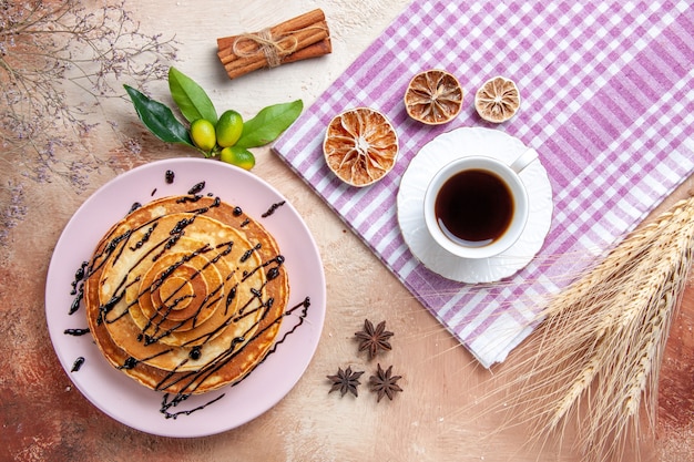 Delizioso dessert gustoso per la celebrazione