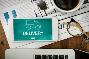 Delivery truck good distribution services