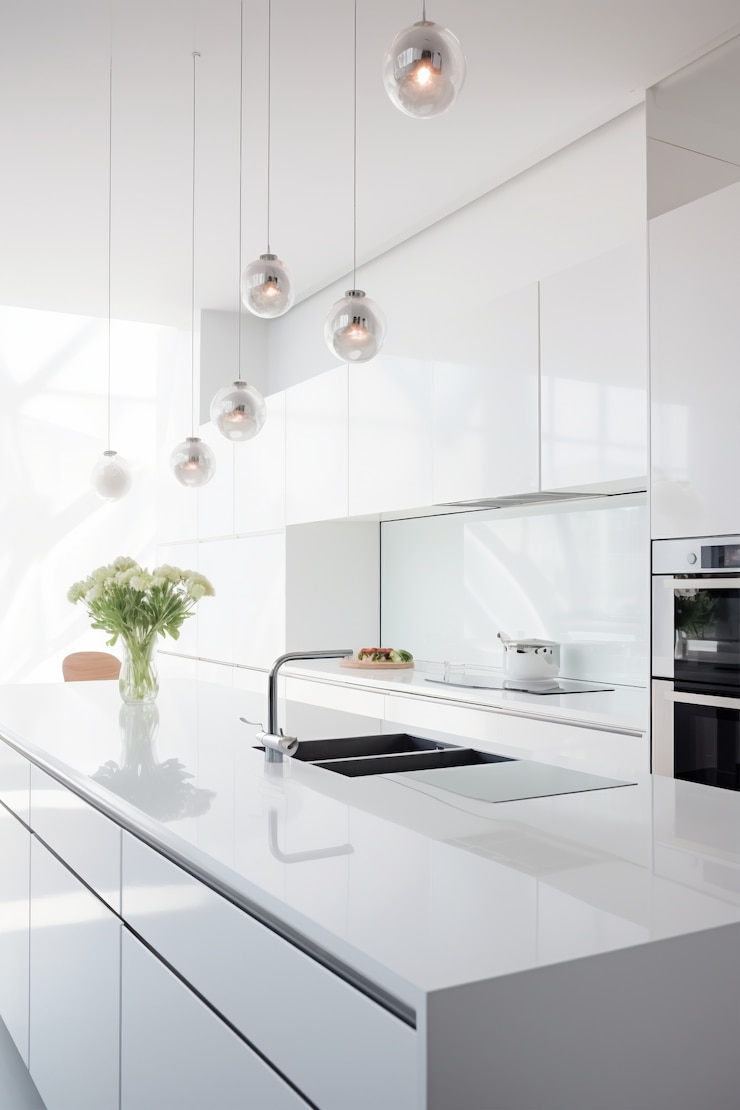 Free Photo demodern kitchen interior design