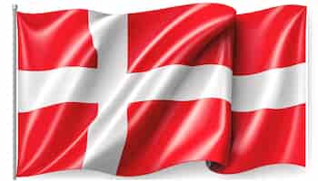 무료 사진 덴마크 국기 질감 배경 생성 ai
