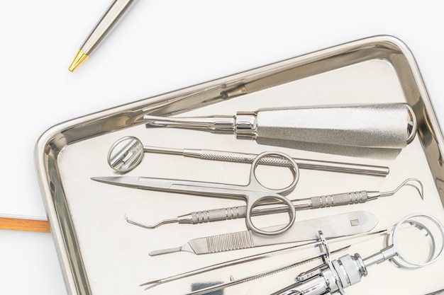 Free photo dental tools and equipment