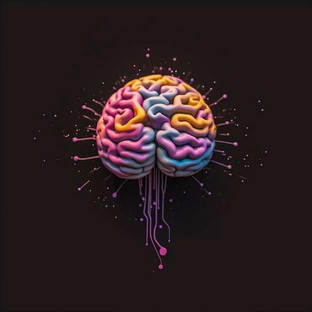 Free photo depiction of human brain or intellect