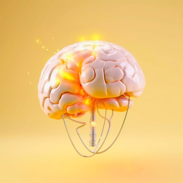 Free photo depiction of human brain or intellect