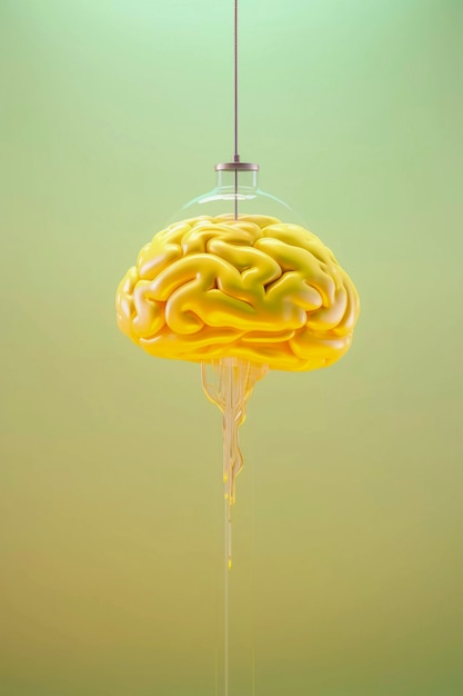 Free photo depiction of human brain or intellect