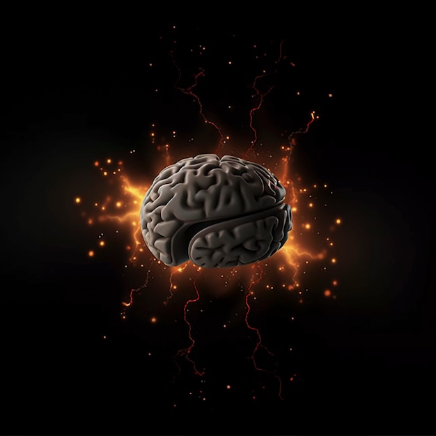 Free photo depiction of human brain or intellect