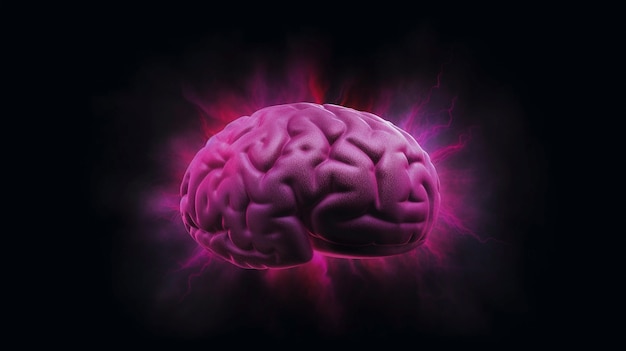 Depiction of human brain or intellect