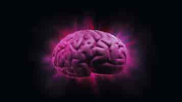 Free photo depiction of human brain or intellect