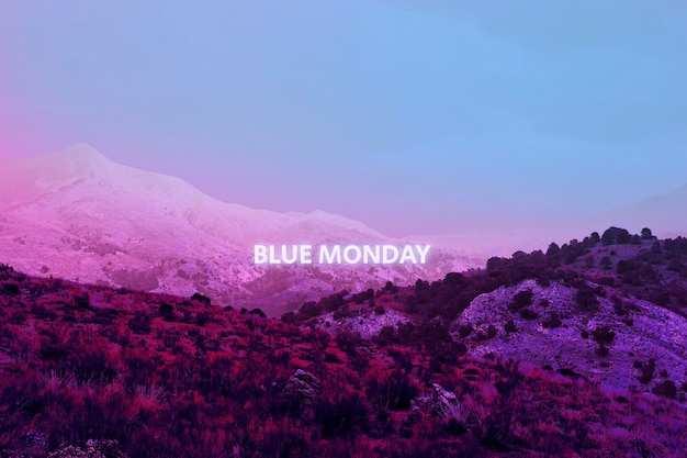 憂鬱な青い月曜日の構成
