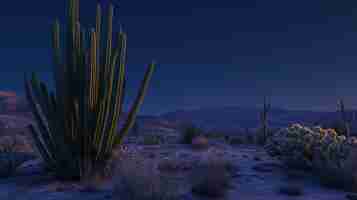 Foto gratuita cactus del deserto in natura