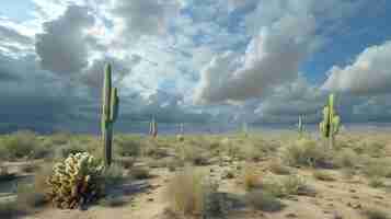 Foto gratuita cactus del deserto in natura