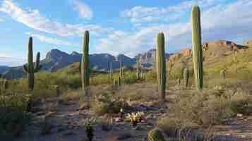 Foto gratuita cactus del deserto in natura