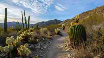 Foto gratuita cactus del deserto in natura