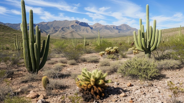 Foto gratuita cactus del deserto in natura