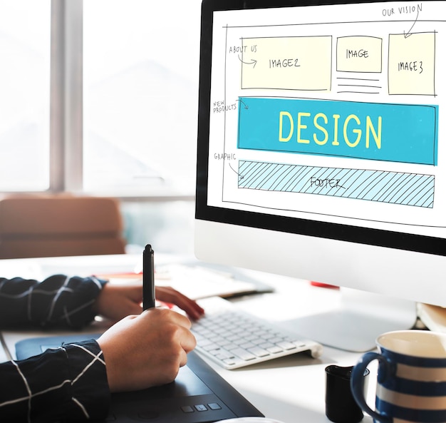 Дизайн HTML веб-дизайн шаблона концепции