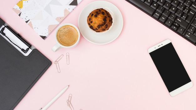 Desk with objects