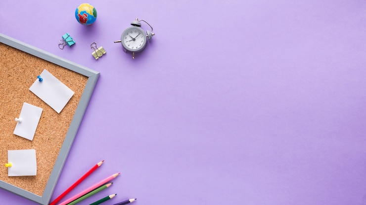 Free Photo desk workspace with various elements