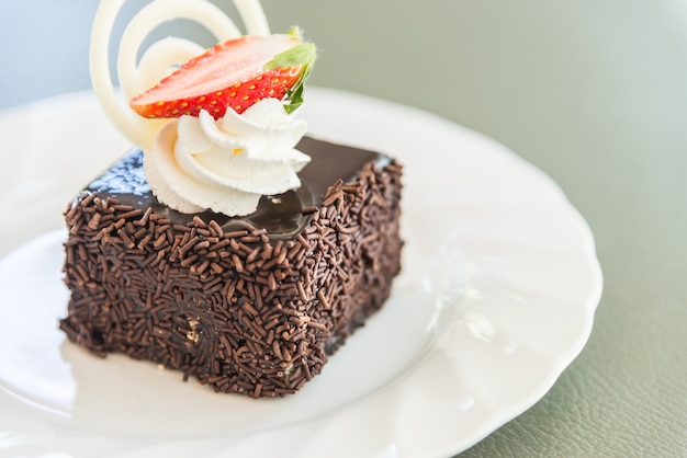 Dessert chocolate cake