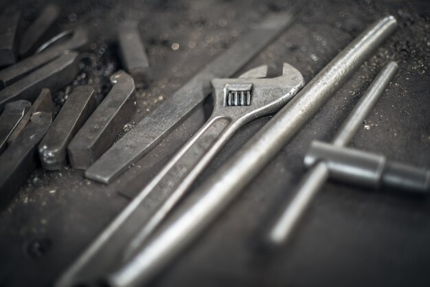 detail of precision tools