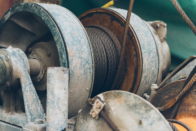 Free photo detail shot of machinery