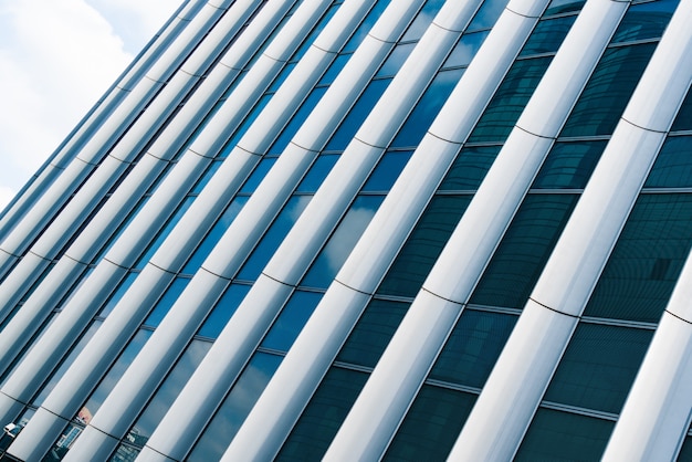 detail shot of modern architecture facade