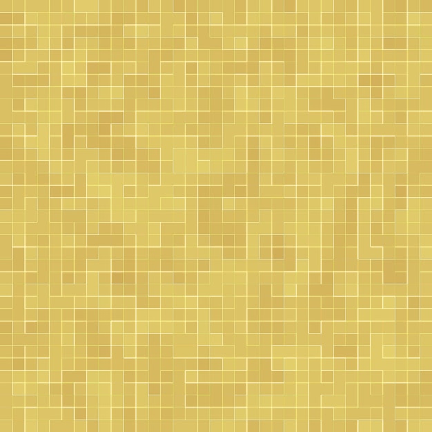 Деталь абстрактной керамической мозаики текстуры Mosiac желтого золота украсила здание. Абстрактный бесшовные модели. Абстрактные цветные керамические камни.