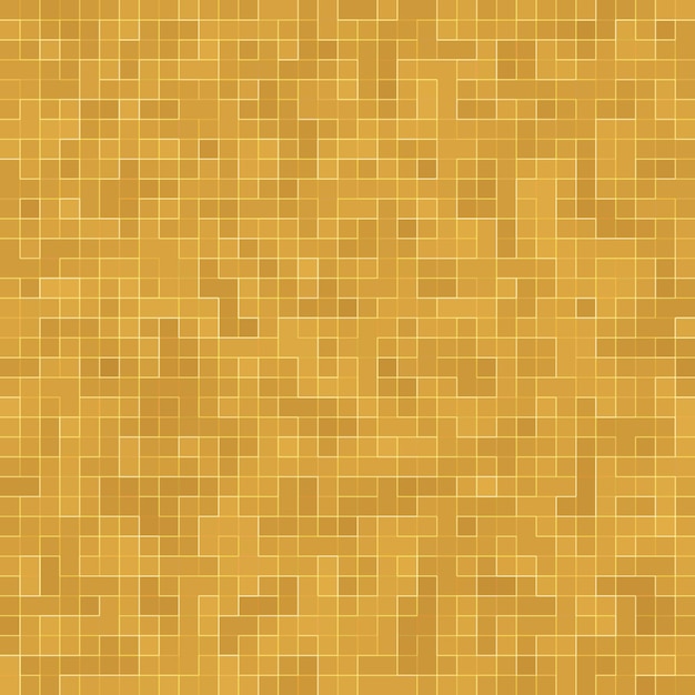 Free photo detail of yellow gold mosiac texture abstract ceramic mosaic adorned building. abstract seamless pattern. abstract colored ceramic stones.