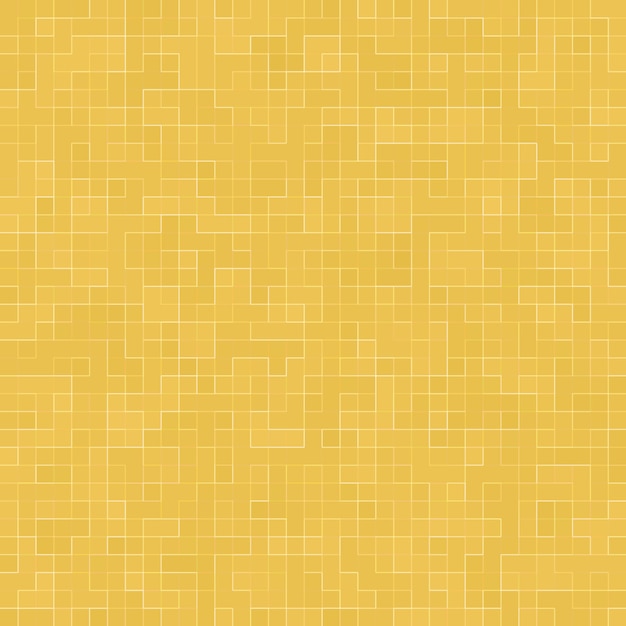 Деталь абстрактной керамической мозаики текстуры Mosiac желтого золота украсила здание. Абстрактный бесшовные модели. Абстрактные цветные керамические камни.