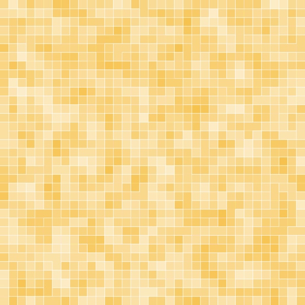 Detail of Yellow Gold Mosiac Texture abstract ceramic mosaic adorned building. Abstract Seamless Pattern. Abstract colored ceramic stones.