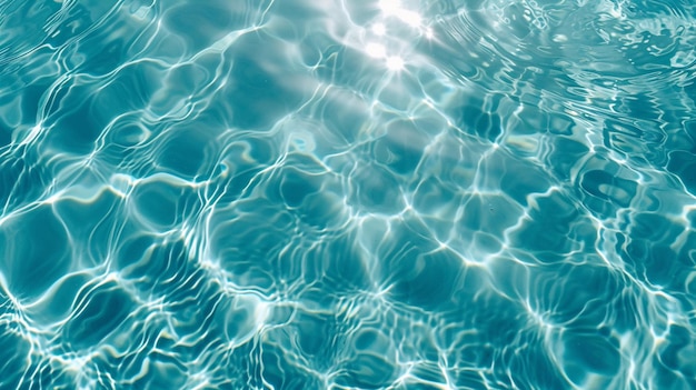 Free photo a detailed image showcasing the crystalclear water of a pool highlighting its refreshing