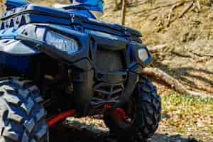 Free photo details of atv quad bike close up