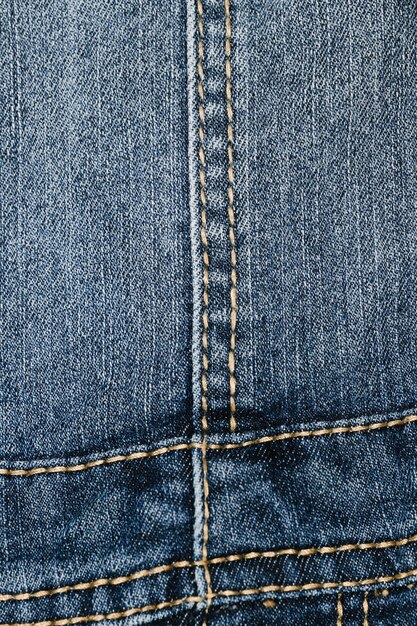 Details on vintage jeans close-up