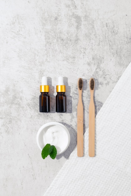 Different natural self care products composition