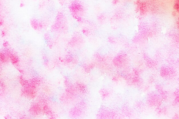 Diffuse pink watercolor drops