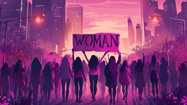 Цифровое искусство: 8 млн. женщин забастовывают