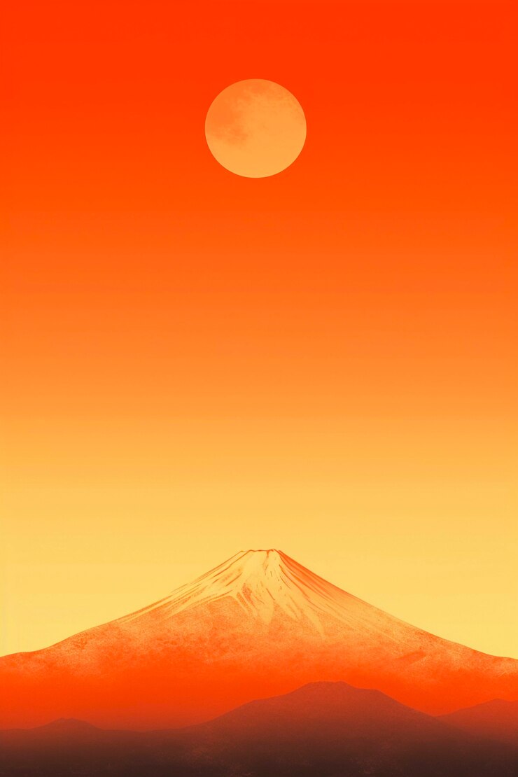 無料Photo デジタルアート 美しい山