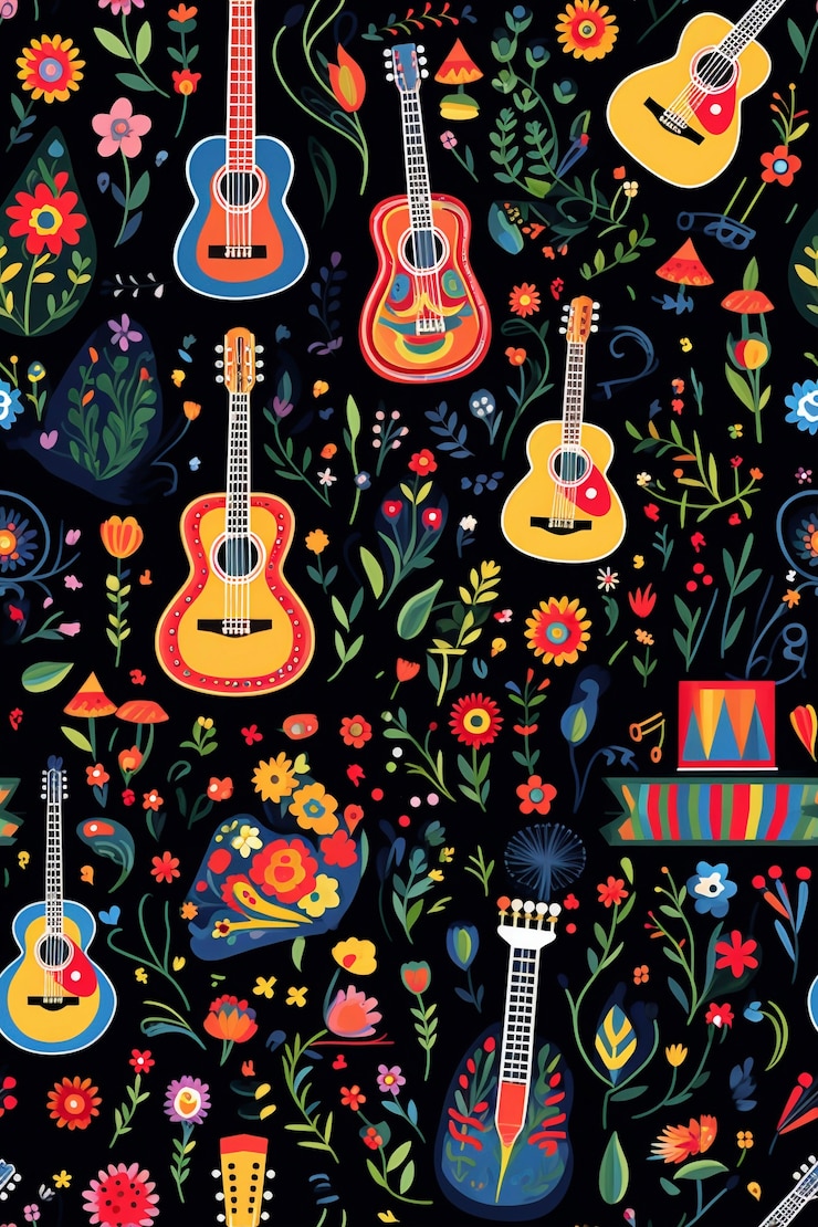 Free Photo digital art  carnival pattern
