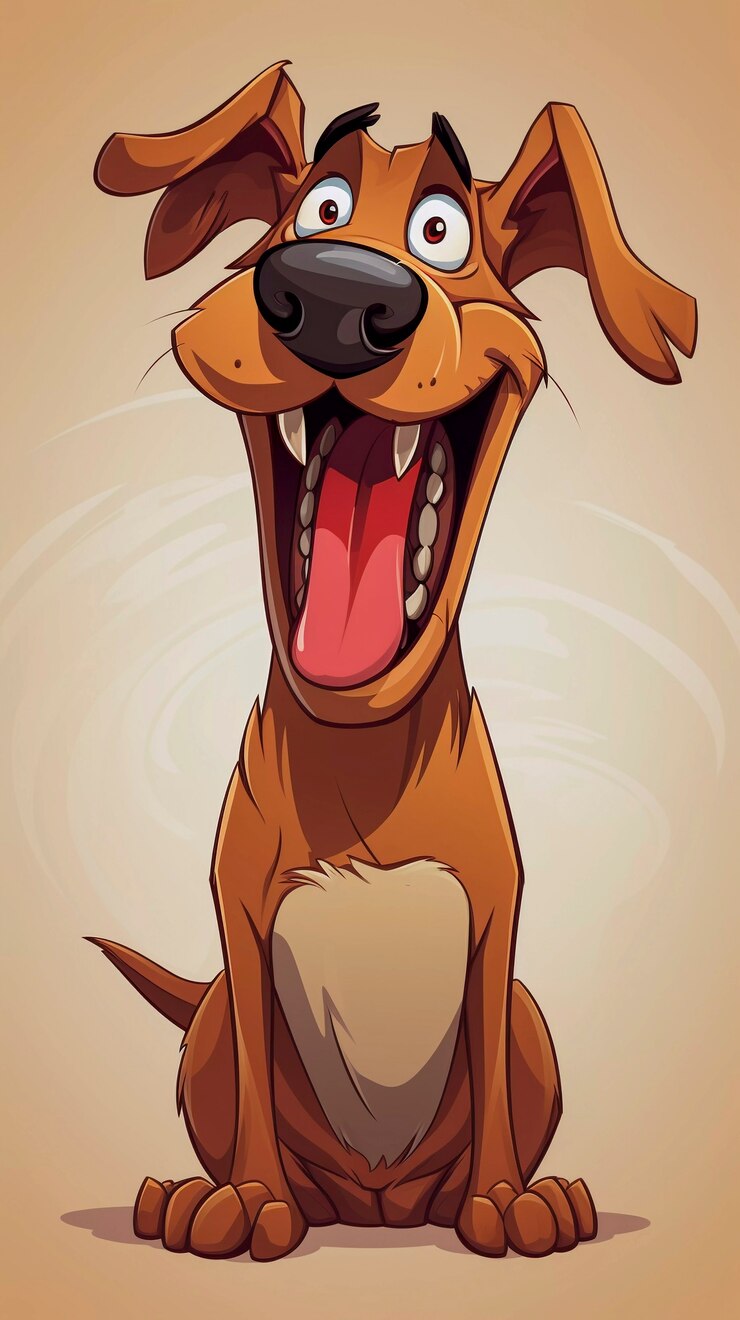Free Photo digital art cute dog