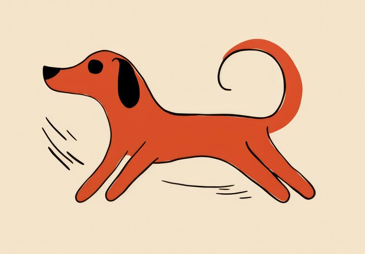 Free Photo digital art cute dog