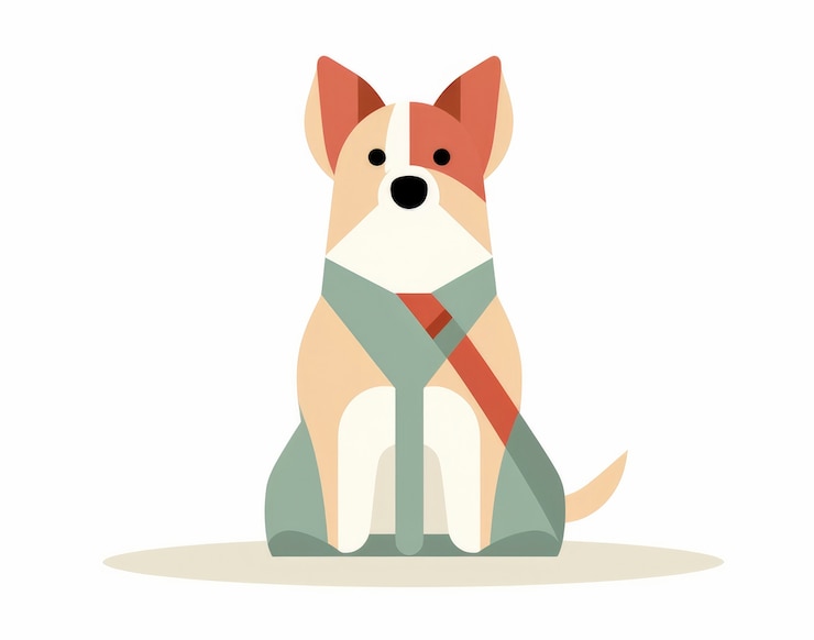Free Photo digital art  cute dog