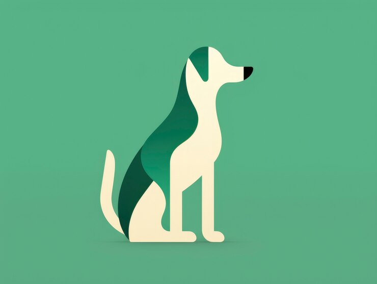 Free Photo digital art  cute dog