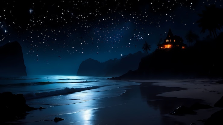 मुफ़्त फोटो digital art dark cosmic night sky