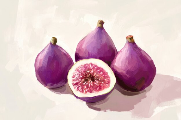 digital art fruit illustration