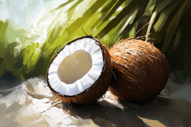 digital art fruit illustration