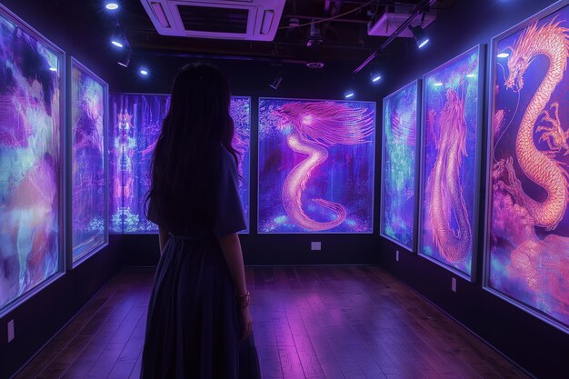 Digital art inmersive exhibition
