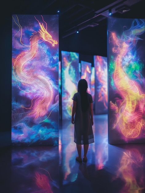 Digital art inmersive exhibition