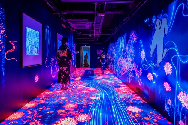 Digital art inmersive exhibition