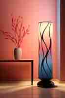 Free photo digital art interior lamp design