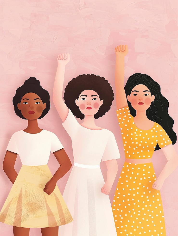 Free Photo digital art for international women's day celebration and women's rights