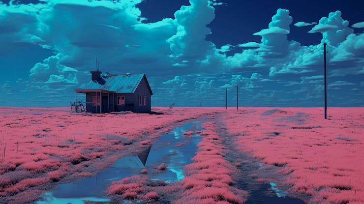 Free Photo digital art isolated house
